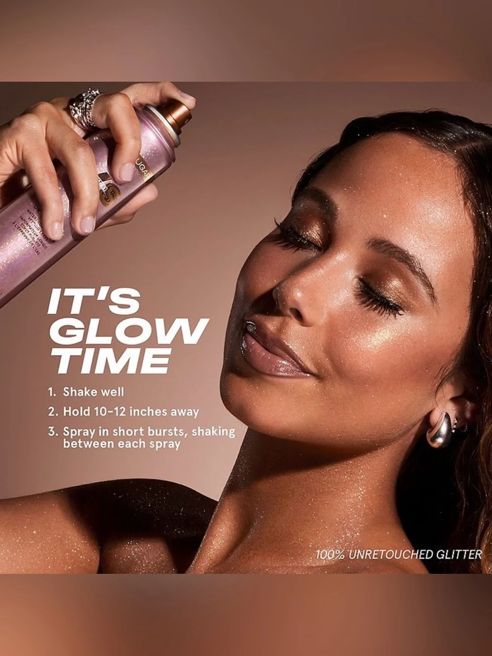ONE/SIZE Brown Sugar On 'Til Dawn Waterproof Glitter Setting Spray